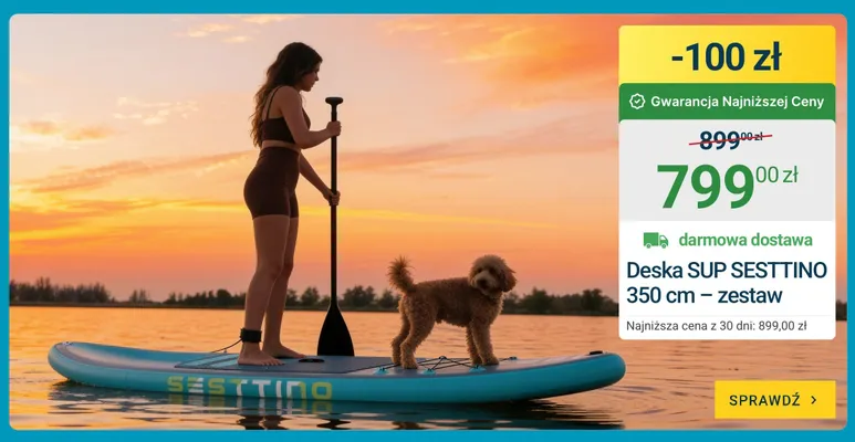 Deska SUP Sesttino 350 cm promocja w ERLI