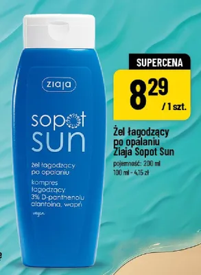 Żel łagodzący po opalaniu Ziaja Sopot Sun promocja w POLOmarket
