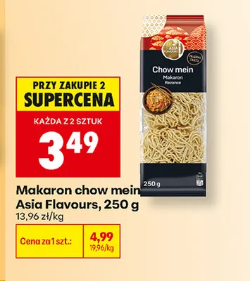 Makaron chow mein Asia Flavours promocja w Biedronka