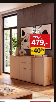 Komoda Brevas promocja w Black Red White