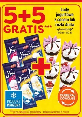 Lody jogurtowe Yogurt & Malina Anita promocja w POLOmarket