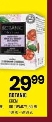 Krem do twarzy Botanic promocja w Drogerie Natura