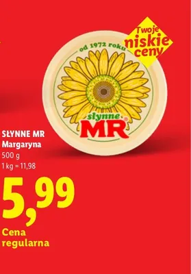 Margaryna Słynne MR promocja w Lidl