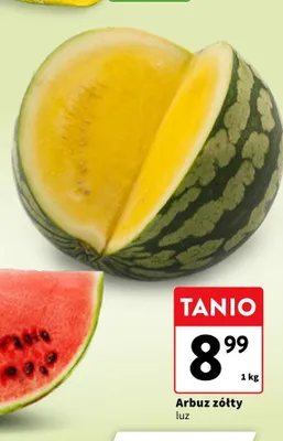 Arbuz żółty luz promocja w Intermarche