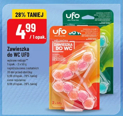 Zawieszka do WC UFO Leśna promocja w POLOmarket