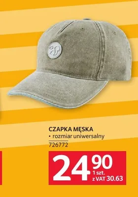 Czapka męska promocja w Selgros