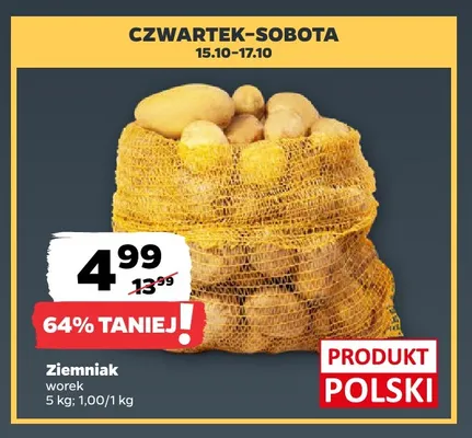 Ziemniaki promocja w Netto