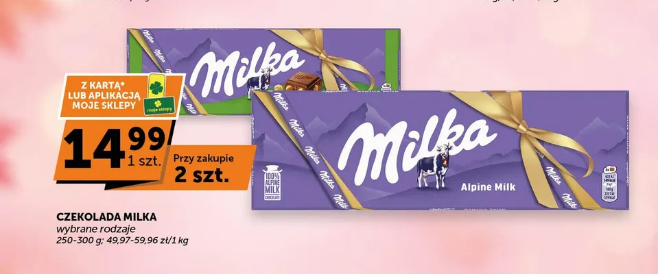 Czekolada Milka promocja w Euro Sklep