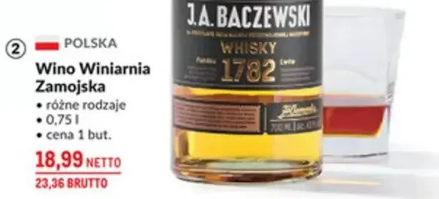 Wino Winiarnia Zamojska różne rodzaje promocja w Makro