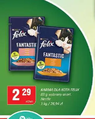 Karma dla kota Felix promocja w Chorten