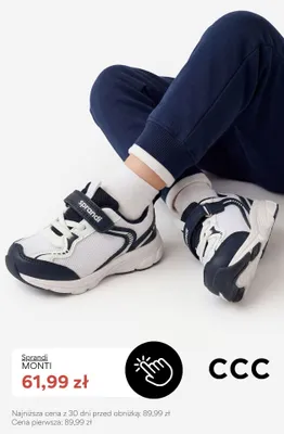 Buty dziecięce Sprandi MONTI promocja w CCC