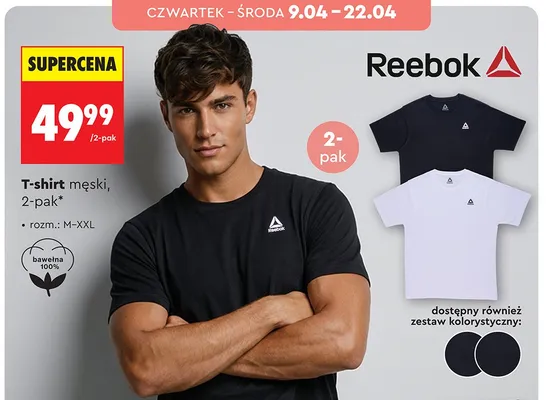 T-shirt męski roz. m-2xl promocja w Biedronka