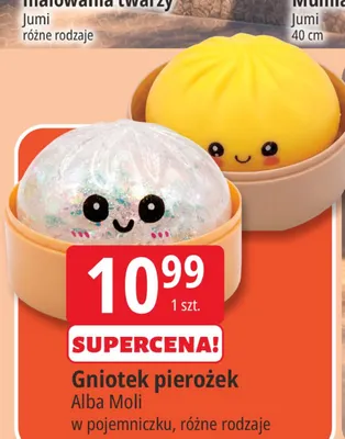 Gniotek pierożek Alba Moli w pojemniczku promocja w Leclerc