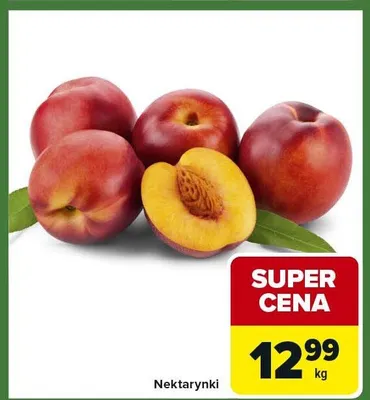 Nektarynki promocja w Carrefour Express