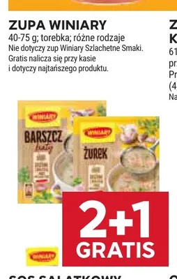 Zupa Winiary promocja w Stokrotka
