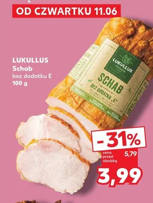 Schab bez dodatku E Lukullus promocja w Kaufland