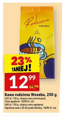 Kawa rodzinna Woseba promocja w Twój Market