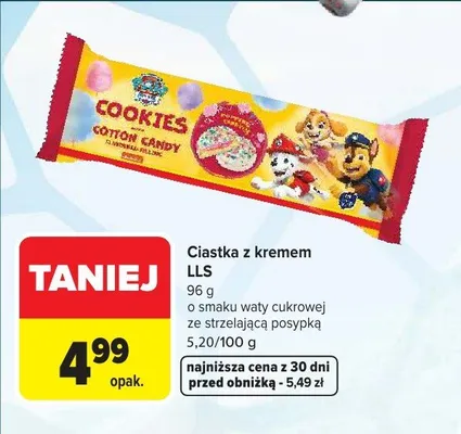 Ciastka z kremem LLS promocja w Carrefour