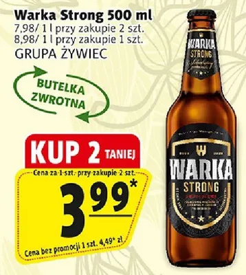 Warka strong promocja w Prim Market