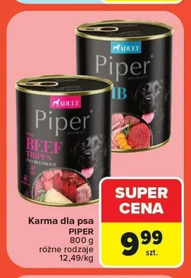 Karma dla psa Piper Adult promocja w Carrefour Market