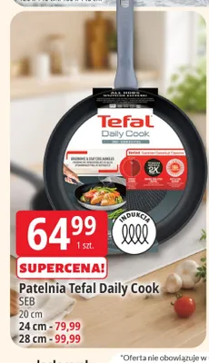 Patelnia Tefal Daily Cook 28cm promocja w Leclerc