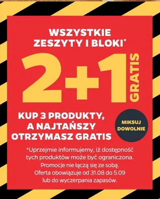 Zeszyty i bloki promocja w Netto