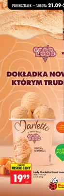 Lody Marletto Good Lood słona krówka promocja w Biedronka