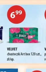 Chusteczki higieniczne Art Box Velvet promocja w Drogerie Laboo