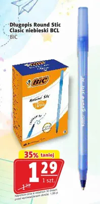 Długopis Round Stic Clasic niebieski BCL BIC promocja w Prim Market