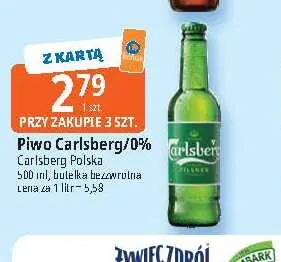 Piwo Carlsberg promocja w Leclerc