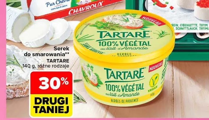 Serek do smarowania Tartare promocja w Carrefour