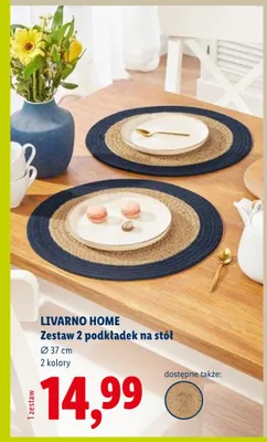 Zestaw 2 podkładek na stół Livarno Home promocja w Lidl