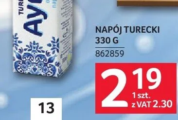 Napój turecki 330ml Avena promocja w Selgros
