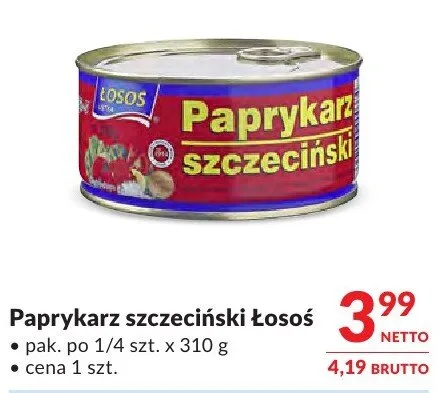 Paprykarz szczeciński Łosoś promocja w Makro