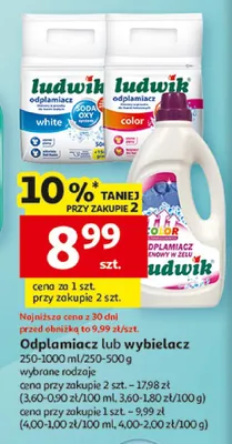 Odplamiacz lub wybielacz Ludwik promocja w Auchan