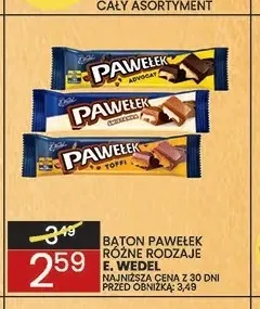 Baton Pawełek Advocat E.Wedel promocja w Wafelek