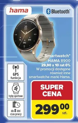 Smartwatch HAMA 8900 promocja w Carrefour
