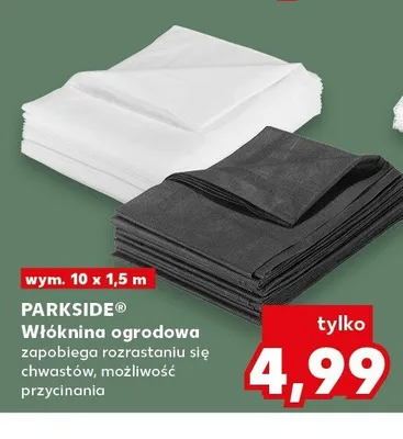 Włóknina ogrodowa PARKSIDE wym. 10x1,5m promocja w Kaufland