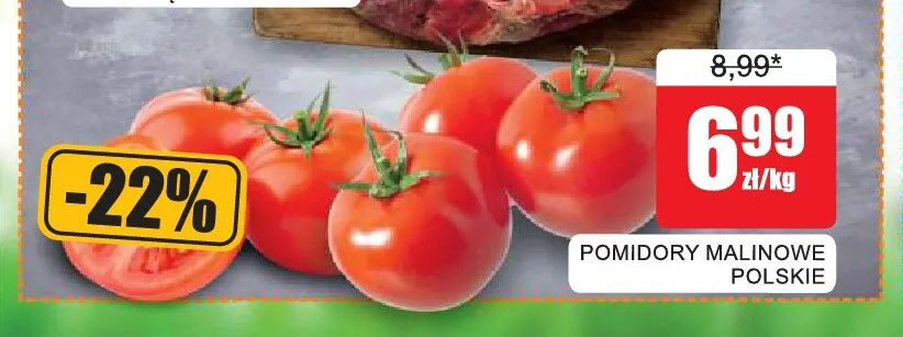 Pomidory malinowe polskie promocja w Bingo