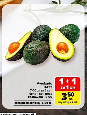 Awokado Hass promocja w Carrefour Market