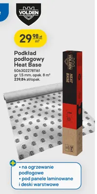 Podkład podłogowy Heat Base Volden promocja w Castorama