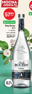 Wódka Biały bocian jabłko promocja w Żabka