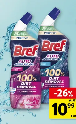 Żel do WC Bref Aqua Fresh promocja w Intermarche
