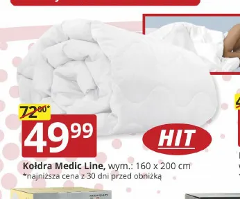 Kołdra Medic Line 160x200 cm Prymus AGD promocja w Prymus AGD