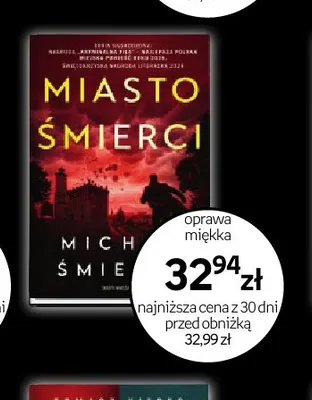 Książka Miasto śmierci Michał Śmielak oprawa miękka promocja w Empik