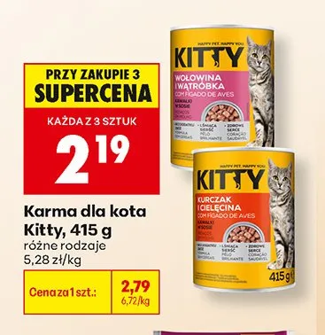Karma dla kota Kitty promocja w Biedronka