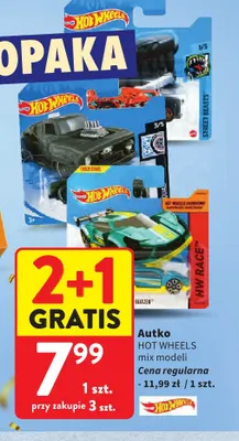 Autko Hot Wheels promocja w Intermarche