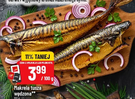 Makrela tusza wędzona promocja w POLOmarket