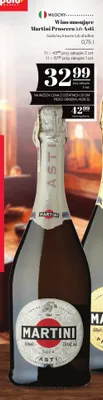 Wino musujące Martini Asti białe/wytrawne lub słodkie promocja w POLOmarket