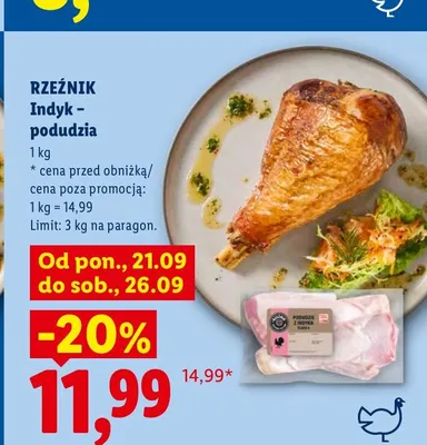 Indyk podudzia Rzeźnik promocja w Lidl